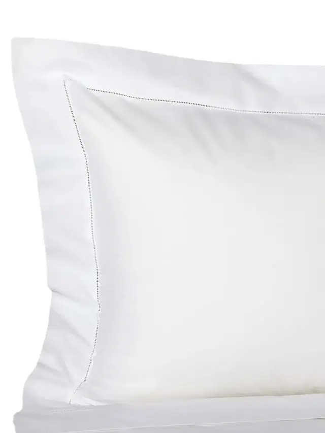 Giza 45 Percale Boudoir Sham - White