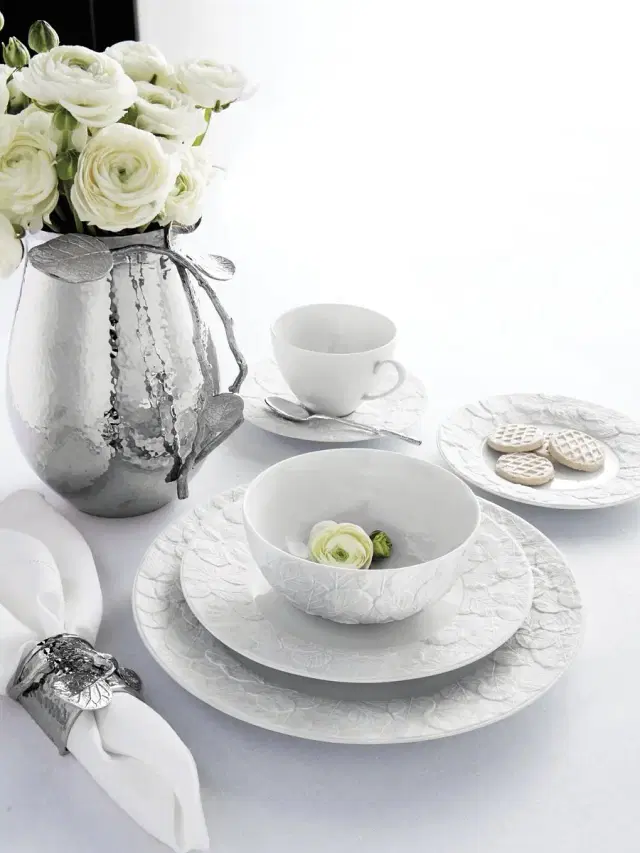 Forest Leaf Rimmed Bowl
