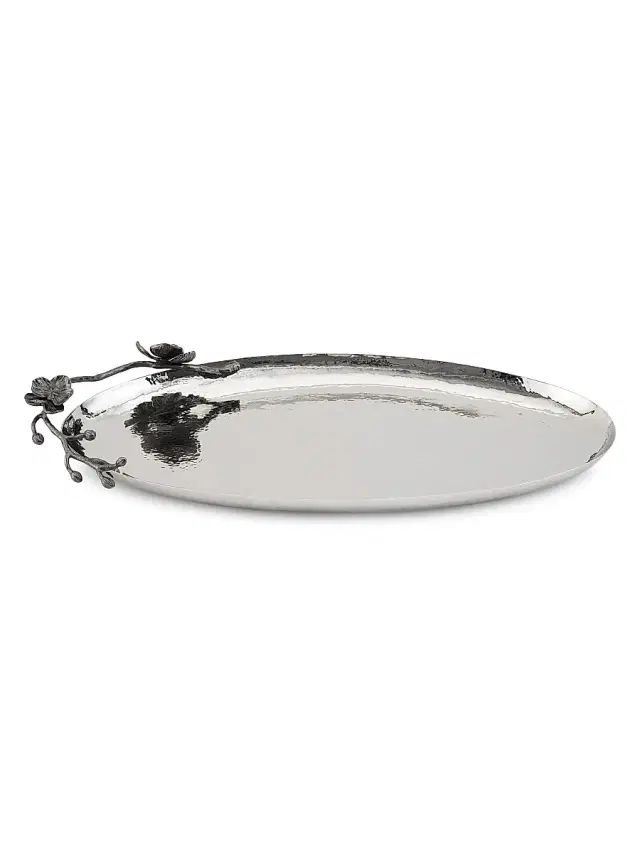 Black Orchid Medium Oval Platter