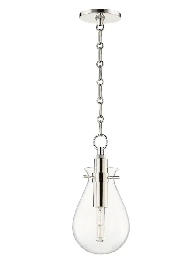 Ivy  Pendant - Polished Nickel