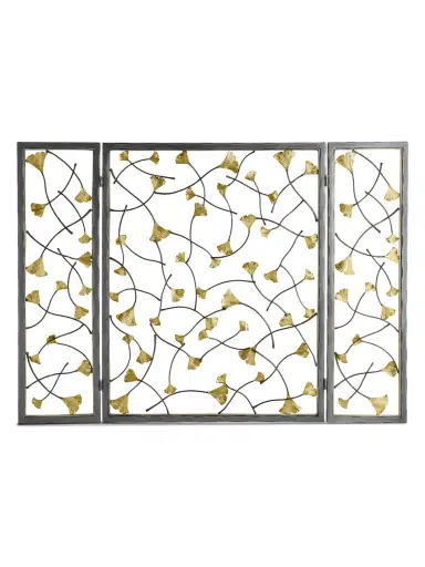 Michael Aram Golden Ginkgo Decorative Firescreen | Thumbnail 2 Michael Aram Golden Ginkgo Decorative Firescreen | Thumbnail 2