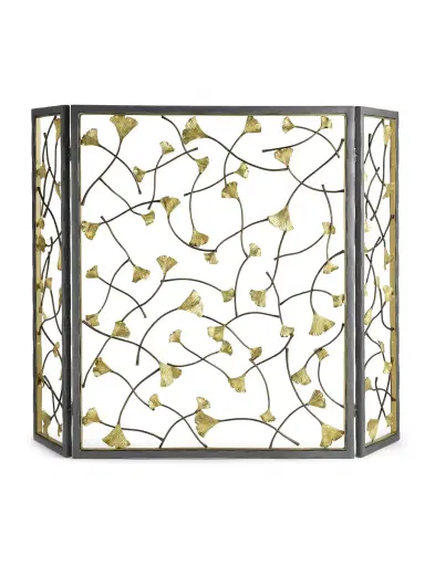 Michael Aram Golden Ginkgo Decorative Firescreen | Thumbnail 4 Michael Aram Golden Ginkgo Decorative Firescreen | Thumbnail 4