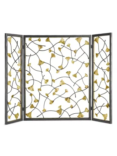 Michael Aram Golden Ginkgo Decorative Firescreen | Thumbnail 5 Michael Aram Golden Ginkgo Decorative Firescreen | Thumbnail 5