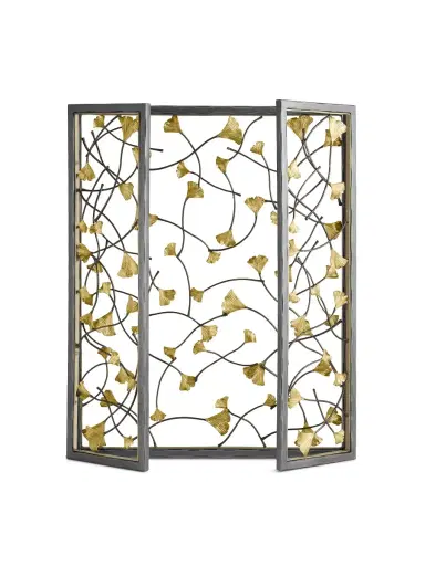 Michael Aram Golden Ginkgo Decorative Firescreen | Thumbnail 1 Michael Aram Golden Ginkgo Decorative Firescreen | Thumbnail 1