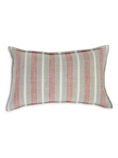Pom Pom at Home Montecito Striped Rectangular Pillow - Terra Natural 14''x 24'' | Thumbnail 2 Pom Pom at Home Montecito Striped Rectangular Pillow - Terra Natural 14''x 24'' | Thumbnail 2