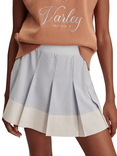 Varley Women's Chase Pleated Active Skort - Xenon Blue | Thumbnail 3 Varley Women's Chase Pleated Active Skort - Xenon Blue | Thumbnail 3