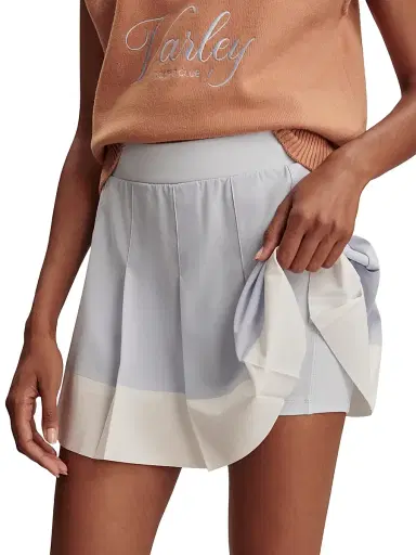 Varley Women's Chase Pleated Active Skort - Xenon Blue | Thumbnail 4 Varley Women's Chase Pleated Active Skort - Xenon Blue | Thumbnail 4