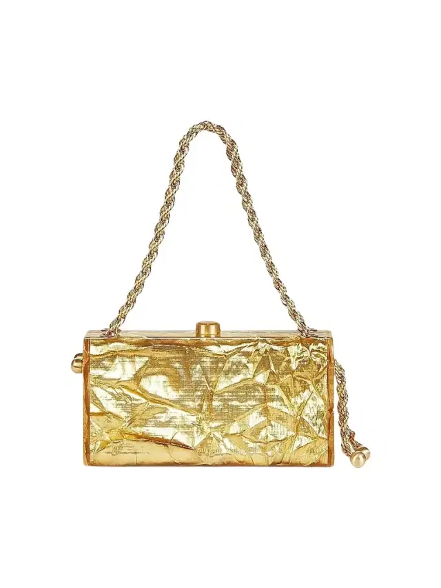 Cult Gaia Women's Hajar Acrylic Shoulder Bag - Gold