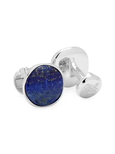 Cufflinks, Inc. Men's Ox & Bull Trading Co. Sterling Silver & Lapis Cufflinks - Blue | Thumbnail 2 Cufflinks, Inc. Men's Ox & Bull Trading Co. Sterling Silver & Lapis Cufflinks - Blue | Thumbnail 2