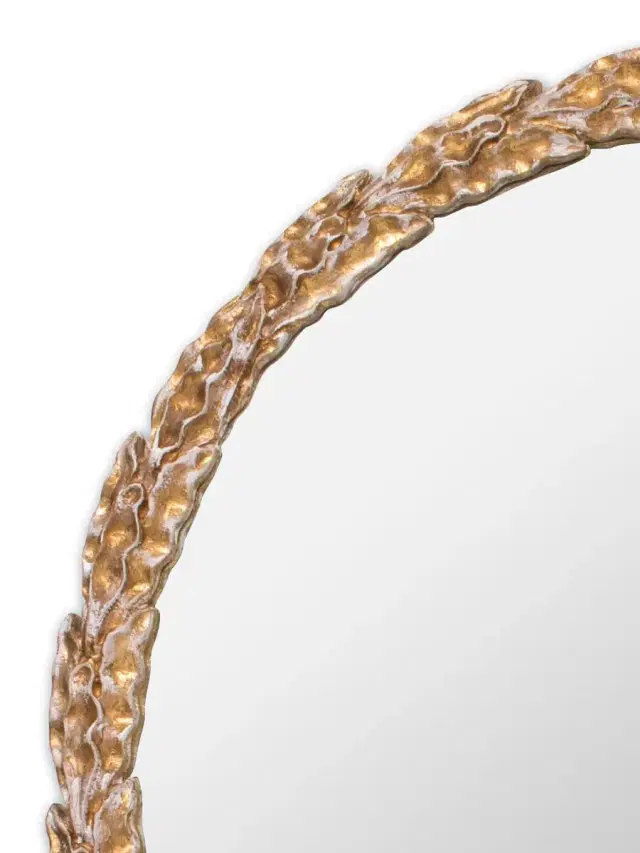 New South Olive Branch Mirror - Gold