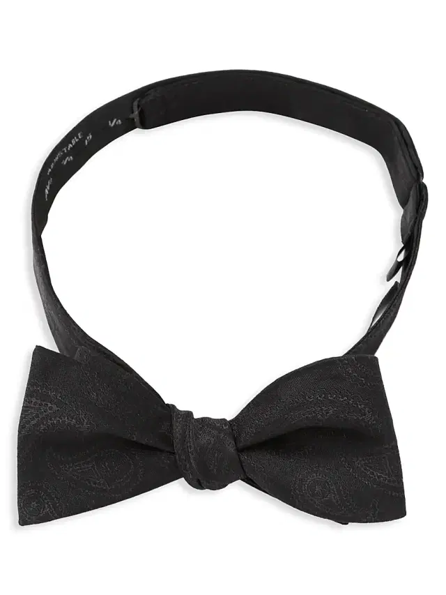 Men's Star Wars Star Wars Vader Paisley Bow Tie - Black Men's Star Wars Star Wars Vader Paisley Bow Tie - Black