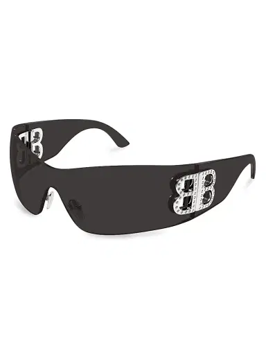 Balenciaga Women's Bossy 99MM Mask Sunglasses | Thumbnail 1