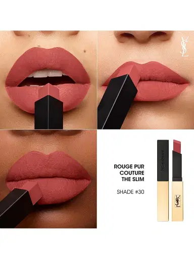 Yves Saint Laurent Women's Rouge Pur Couture The Slim Matte Lipstick - 416 Psychedelic Chili | Thumbnail 3 Yves Saint Laurent Women's Rouge Pur Couture The Slim Matte Lipstick - 416 Psychedelic Chili | Thumbnail 3