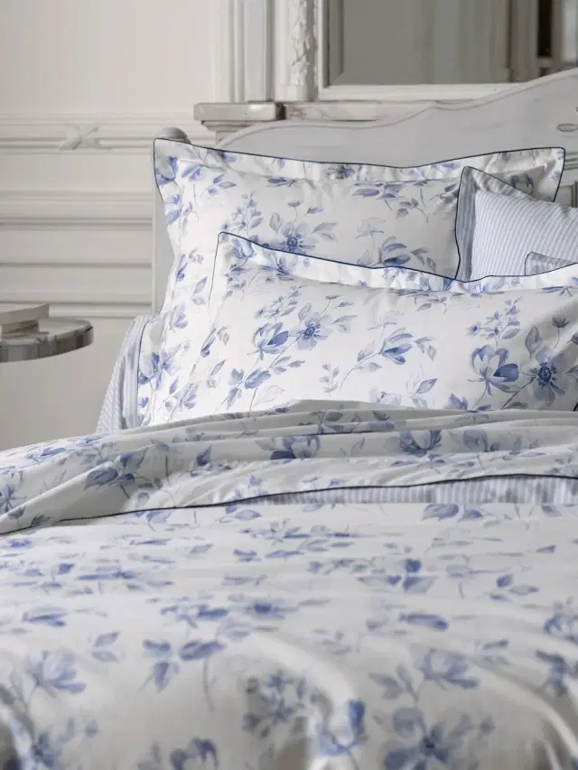 Passé Présent Duvet Cover - Blue King