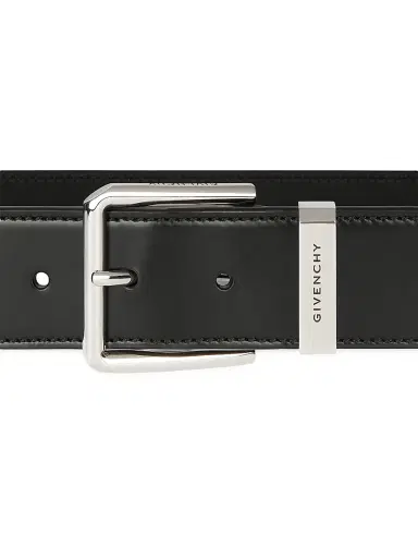Givenchy Men's Gentleman Belt in Leather - Black - Size 36 | Thumbnail 3 Givenchy Men's Gentleman Belt in Leather - Black - Size 36 | Thumbnail 3