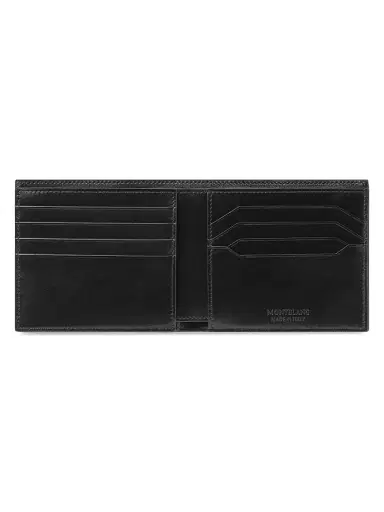 Montblanc Men's Meisterstück Leather Bifold Wallet - Black | Thumbnail 3 Montblanc Men's Meisterstück Leather Bifold Wallet - Black | Thumbnail 3