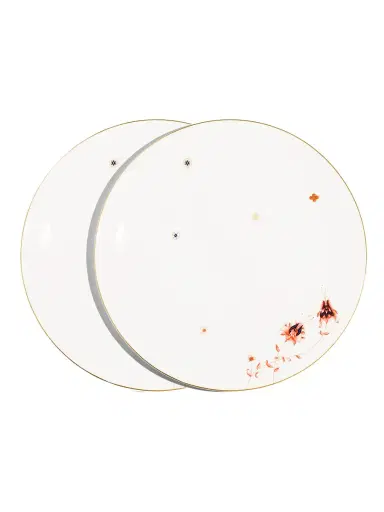 Richard Brendon V & A Dragon Flower 2-Piece Coupe Side Plate Set | Thumbnail 7 Richard Brendon V & A Dragon Flower 2-Piece Coupe Side Plate Set | Thumbnail 7