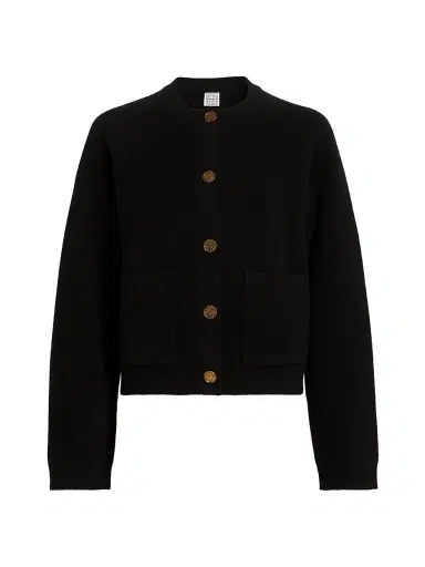 TOTEME Women's Hammered Button Cardigan | Thumbnail 1 TOTEME Women's Hammered Button Cardigan | Thumbnail 1
