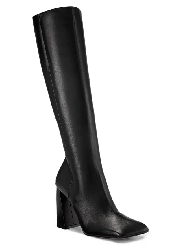 Women's Marine 95MM Leather Boots - Nappa Black