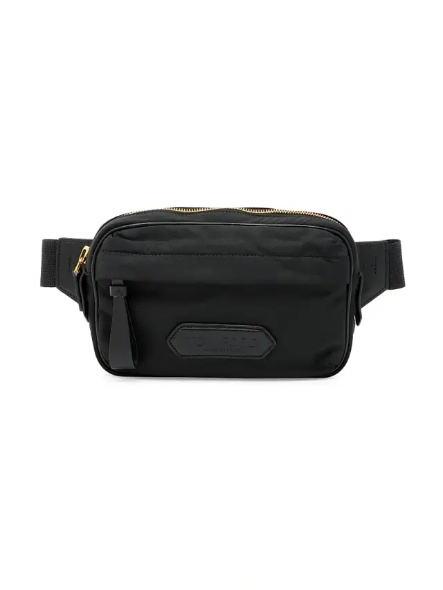 TOM FORD Men's Nylon & Leather Belt Bag - Black