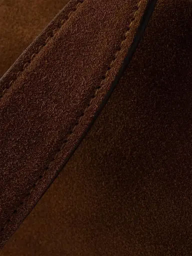 Prada Women's Aimée Medium Suede Shoulder Bag - Dark Brown | Thumbnail 7 Prada Women's Aimée Medium Suede Shoulder Bag - Dark Brown | Thumbnail 7