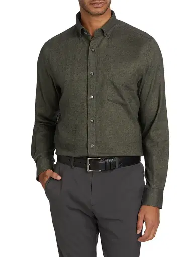 Rodd & Gunn Men's Barrhill Button-Front Shirt - Forest | Thumbnail 3