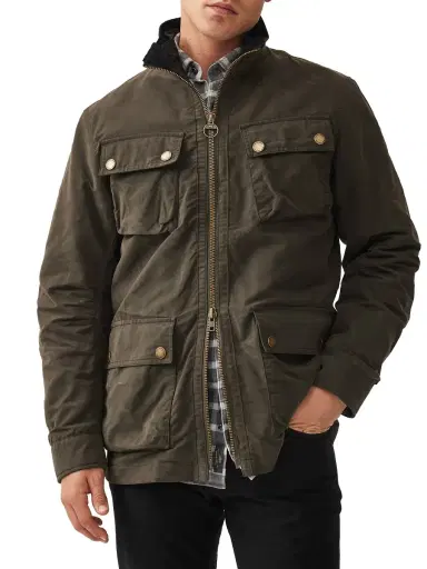 Rodd & Gunn Men's Aberdeen Waxed Cotton-Blend Jacket | Thumbnail 3 Rodd & Gunn Men's Aberdeen Waxed Cotton-Blend Jacket | Thumbnail 3