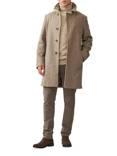 Rodd & Gunn Men's Castle Ridge Wool Turtleneck Sweater - Birch - Size XXL | Thumbnail 2