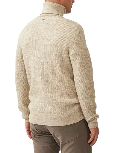 Rodd & Gunn Men's Castle Ridge Wool Turtleneck Sweater - Birch - Size XXL | Thumbnail 4