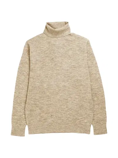 Rodd & Gunn Men's Castle Ridge Wool Turtleneck Sweater - Birch - Size XXL | Thumbnail 1