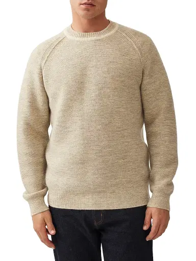 Rodd & Gunn Men's Westmere Wool Crewneck Sweater - Birch - Size XXL | Thumbnail 3 Rodd & Gunn Men's Westmere Wool Crewneck Sweater - Birch - Size XXL | Thumbnail 3