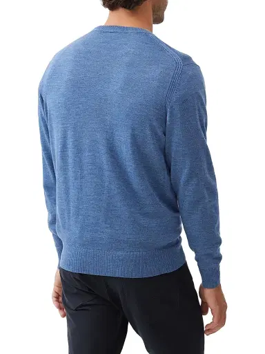 Rodd & Gunn Men's Ferndale Wool Crewneck Sweater - Ocean - Size XXL | Thumbnail 4 Rodd & Gunn Men's Ferndale Wool Crewneck Sweater - Ocean - Size XXL | Thumbnail 4