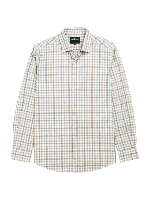 Men's Bankhouse Gingham Cotton Button-Front Shirt - Snow