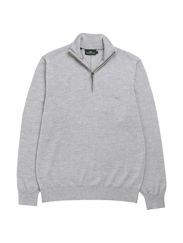Men's Calderwell Wool Quarter-Zip Sweater - Smoke