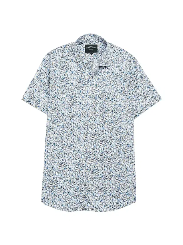 Men's Gale Street Floral Short-Sleeve Shirt - Snow