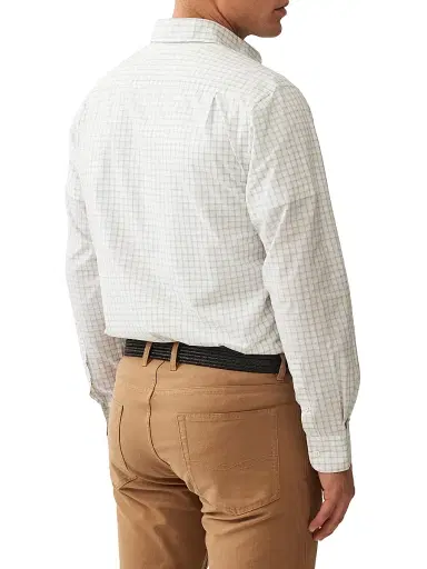 Rodd & Gunn Men's Three Streams Check Cotton Button-Front Shirt - Fern - Size XXL | Thumbnail 4