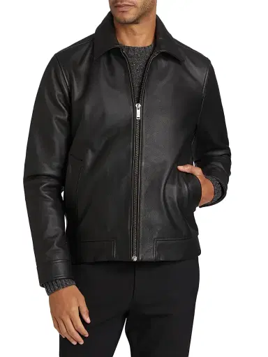 Rodd & Gunn Men's Haymarket Bomber Jacket - Onyx - Size XXL | Thumbnail 3