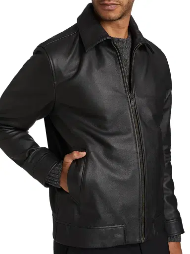 Rodd & Gunn Men's Haymarket Bomber Jacket - Onyx - Size XXL | Thumbnail 6