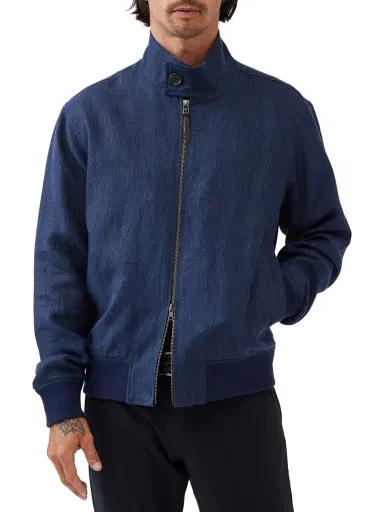 Rodd & Gunn Men's The Cascades Linen & Wool-Blend Bomber Jacket | Thumbnail 2 Rodd & Gunn Men's The Cascades Linen & Wool-Blend Bomber Jacket | Thumbnail 2