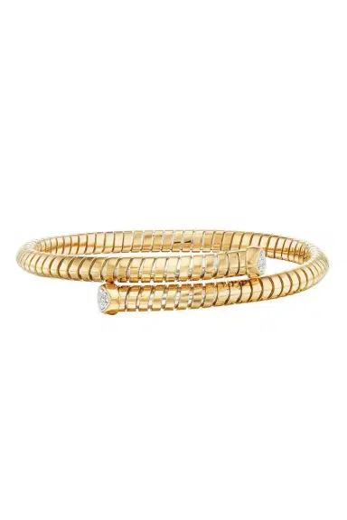 Marina B Trisolina Bypass Diamond Bangle Bracelet | Thumbnail 1