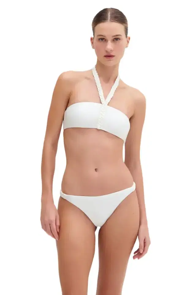 PatBo PATBO X CAMILA COELHO JERSEY SANDS BRAIDED BIKINI BOTTOM