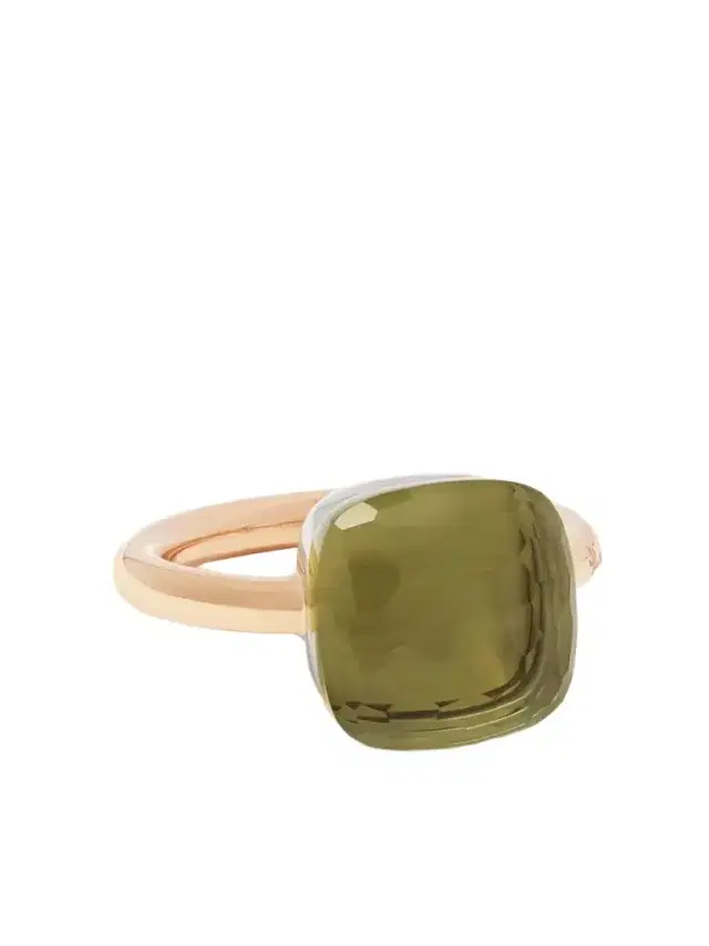 Nudo Maxi 18-karat Rose Gold Prasiolite Ring