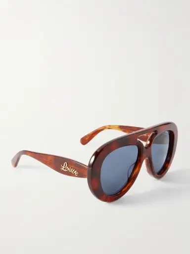 Loewe Aviator-style Tortoiseshell Acetate Sunglasses | Thumbnail 4