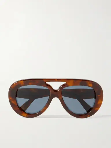Loewe Aviator-style Tortoiseshell Acetate Sunglasses | Thumbnail 5