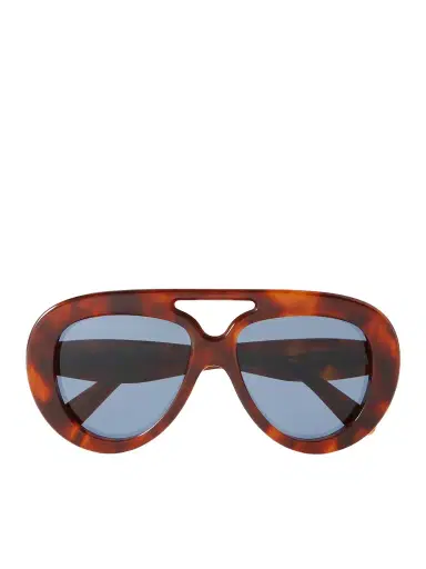 Loewe Aviator-style Tortoiseshell Acetate Sunglasses | Thumbnail 1