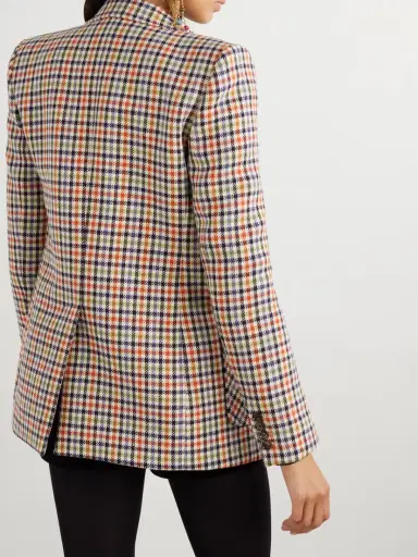 Chloé Checked Wool-blend Blazer | Thumbnail 4