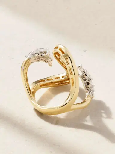 YEPREM 18-karat White And Yellow Gold Diamond Ring | Thumbnail 3 YEPREM 18-karat White And Yellow Gold Diamond Ring | Thumbnail 3
