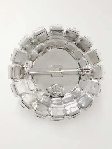 Jennifer Behr Antinea Rhodium-plated, Faux Pearl And Crystal Brooch | Thumbnail 3