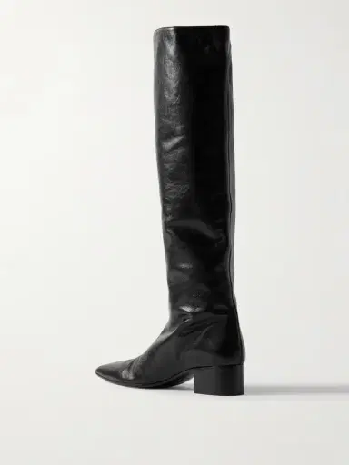 Khaite Andee Crinkled-leather Knee Boots | Thumbnail 3 Khaite Andee Crinkled-leather Knee Boots | Thumbnail 3