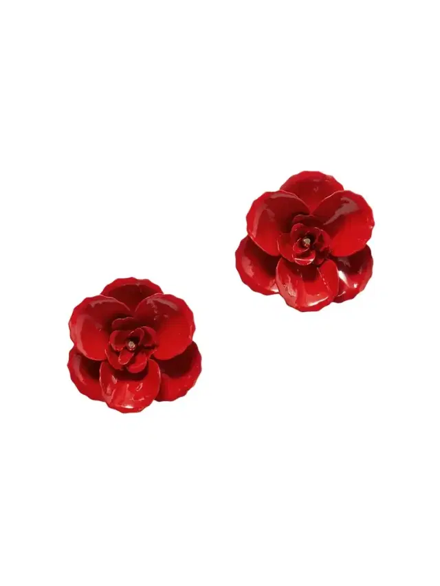 Chaya Gold-tone Enamel Earrings